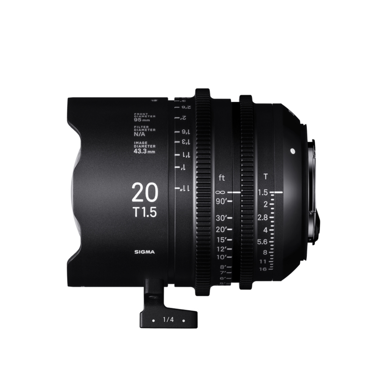 Sigma 20mm T1.5 FF High Speed Prime Cine Lens