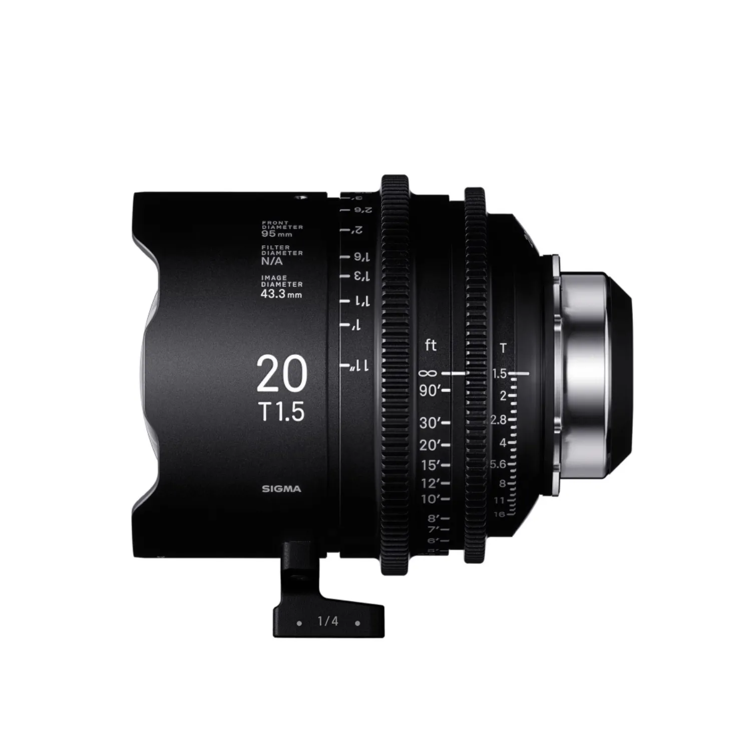 Sigma 20mm T1.5 Cine Lens for PL Mount /i-Technology