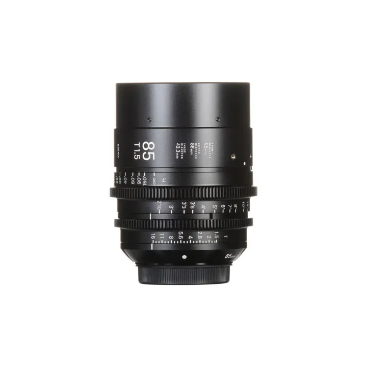 Sigma 85mm T1.5 Fully Luminous Feet Cine Lens for Canon EF Mount