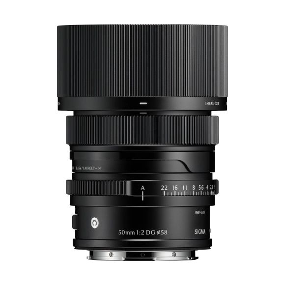 Sigma 50mm f/2 DG Contemporary Lens for L Mount Black