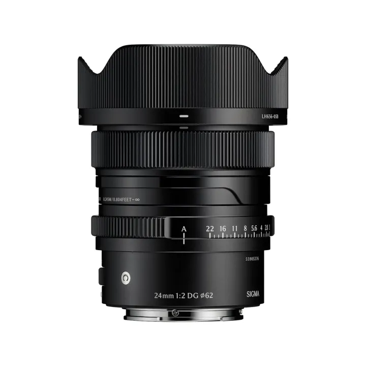 Sigma 24mm f/2 DG Contemporary Lens for L Mount Black
