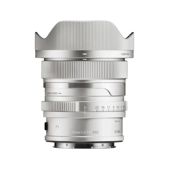Sigma 20mm f/2 DG Contemporary Lens for L Mount Silver